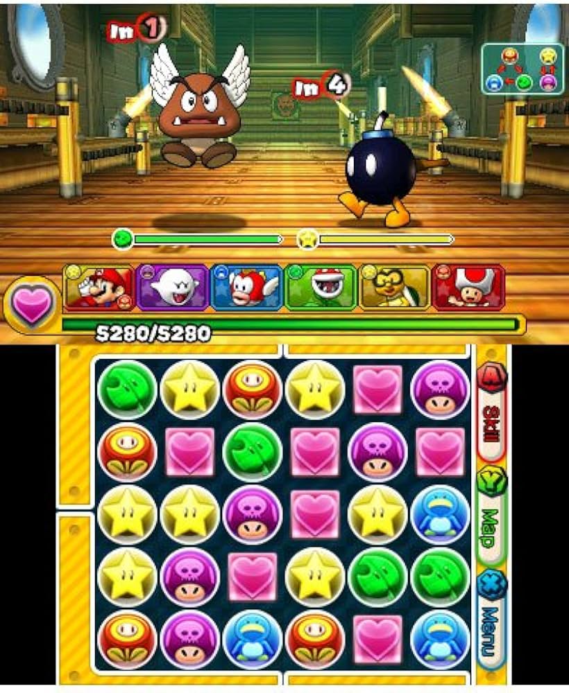 Nintendo 3DS | Puzzle Dragons Z + Puzzle Dragons Super Mario Bros Edition - Usagé