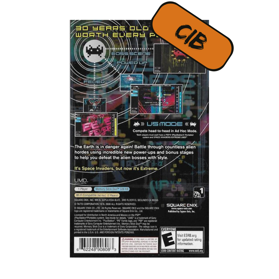 Playstation Portable | Space Invaders Extreme - CIB