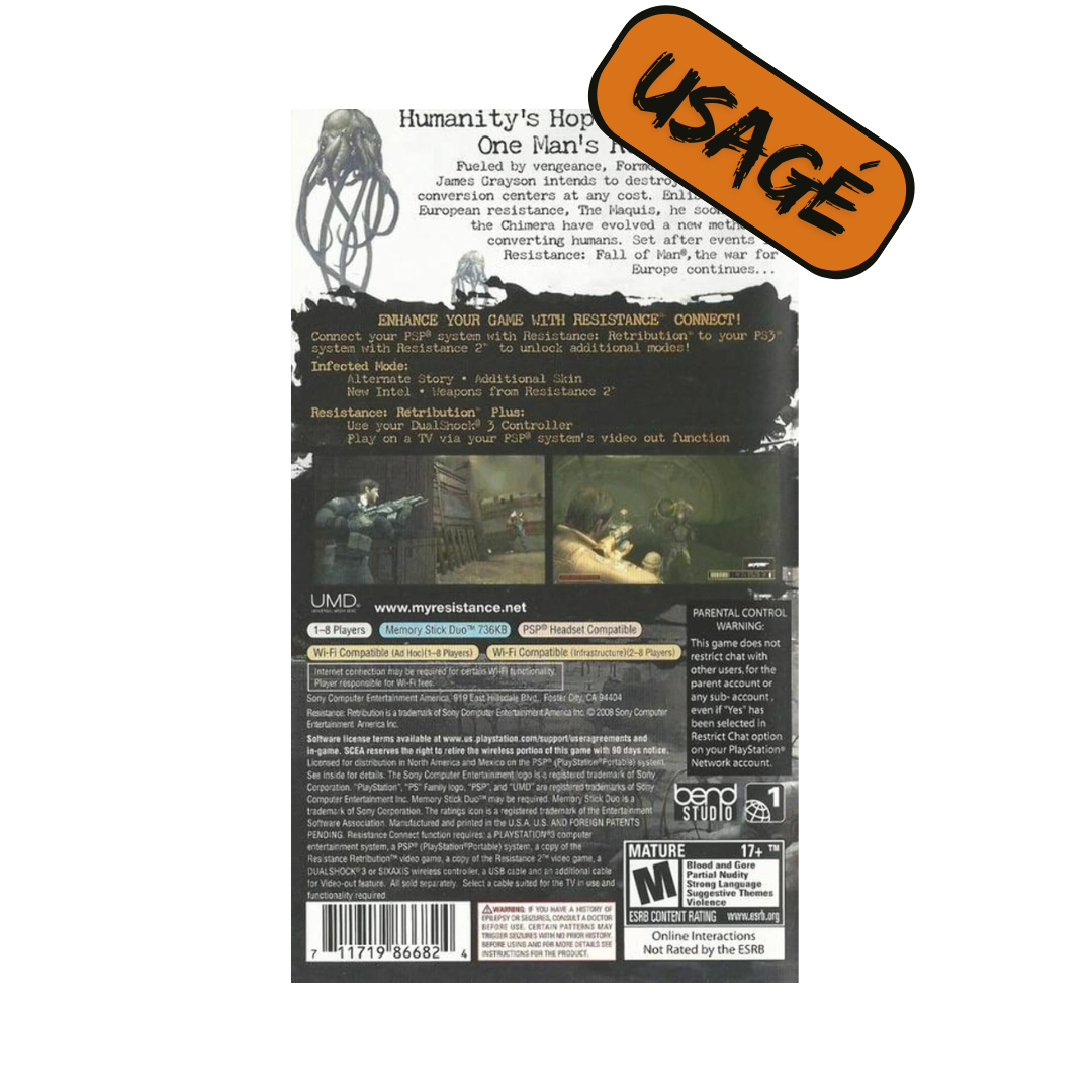 Playstation Portable | Resistance Retribution - CIB