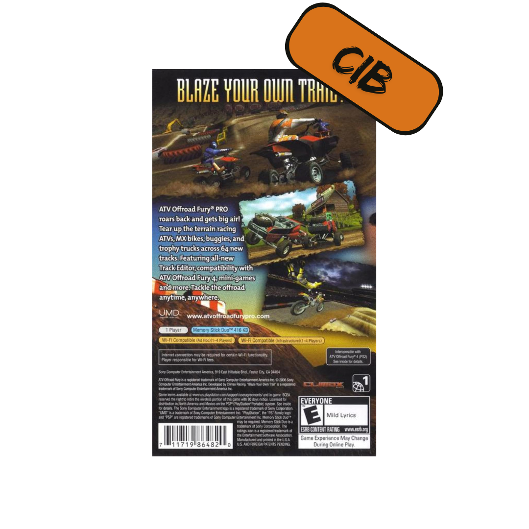 Playstation Portable | Atv Offroad Furry Pro - CIB