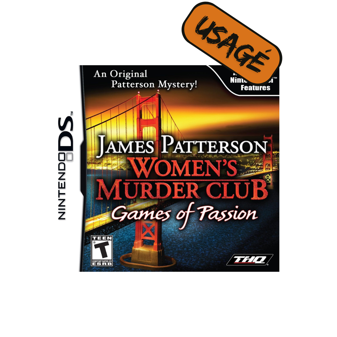 Nintendo DS | James Patterson's Women's Murder Club: Games Of Passion - Usagé
