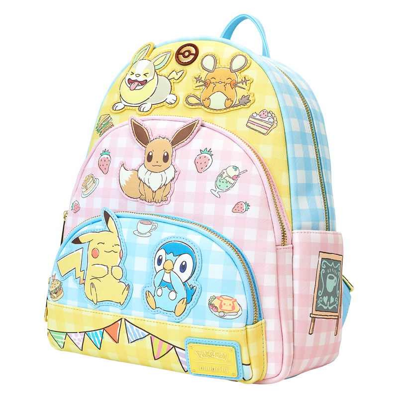 Loungefly | Sac à Dos - Pokemon Cafe Triple Pocket