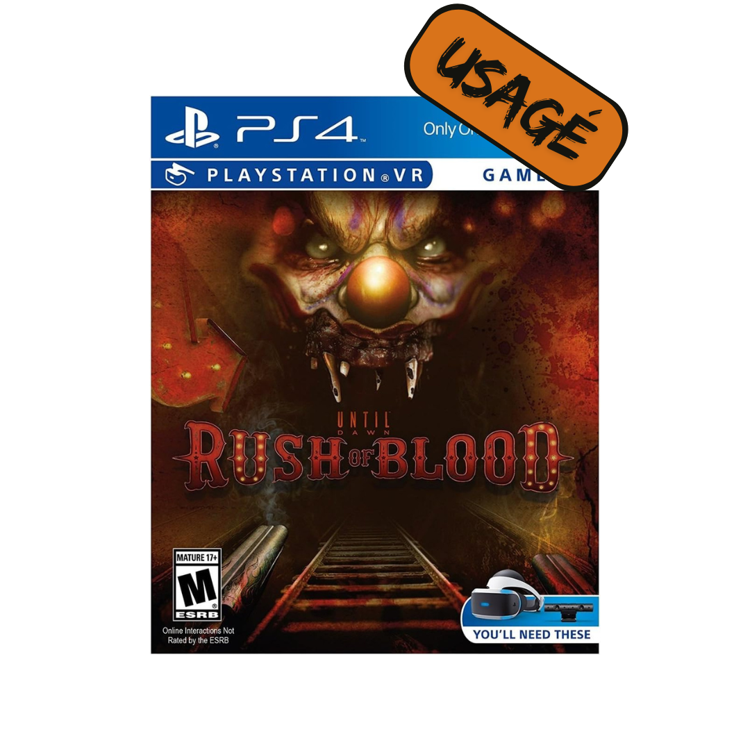 Playstation 4 | Until Dawn - Rush Blood Vr - Usagé