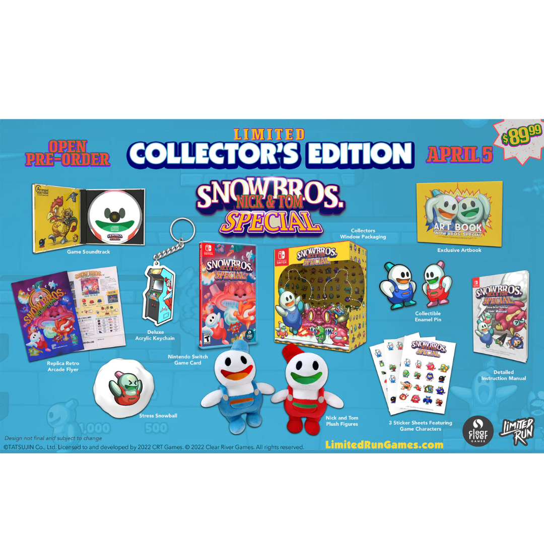 Nintendo Switch | Snow Bros Nick and Tom Special - Collectors Edition (Limited Run Games)