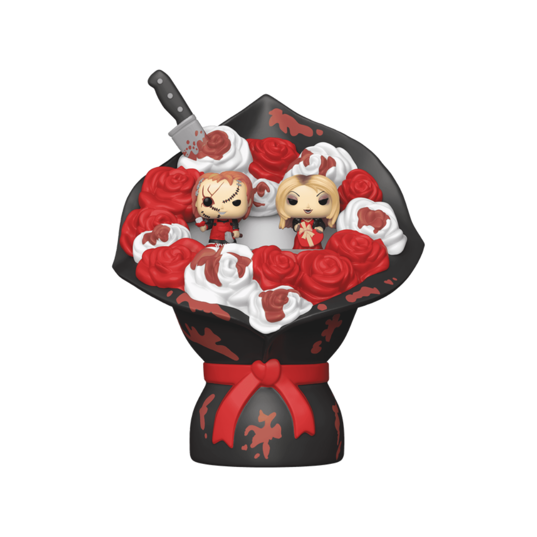 , Funko Pop Bitty Pop Valentine Chucky And Tiffany
