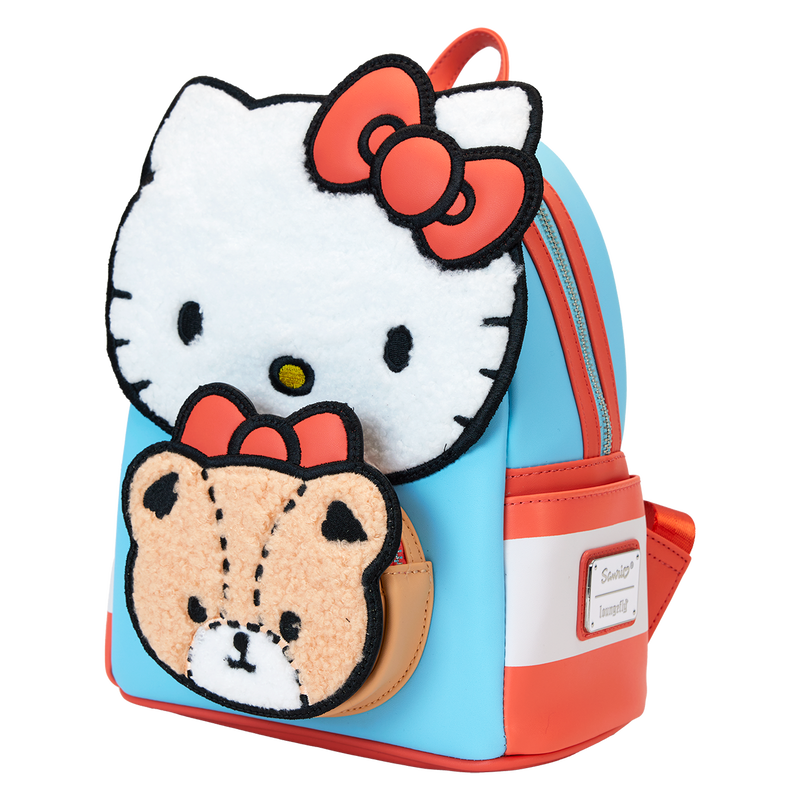Loungefly | Sac à Dos - Hello Kitty & Tiny Chum Bear Sherpa