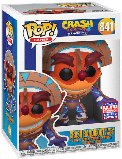 Funko Pop | Crash Bandicoot in Mask Armor #841