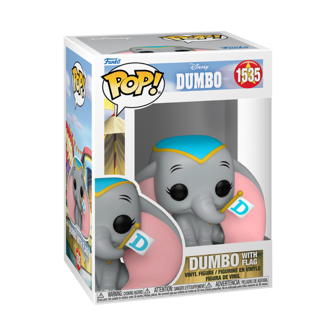 , Funko Pop Dumbo With Flag #1535