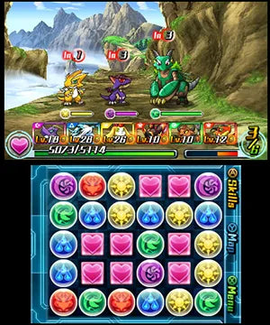 Nintendo 3DS | Puzzle Dragons Z + Puzzle Dragons Super Mario Bros Edition - Usagé