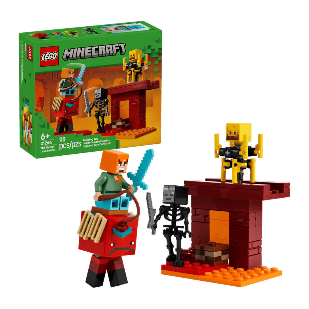 Lego | Minecraft The Nether Lava Battle - 21266