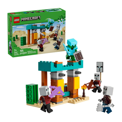 Lego | Minecraft The Illager Desert Patrol - 21267