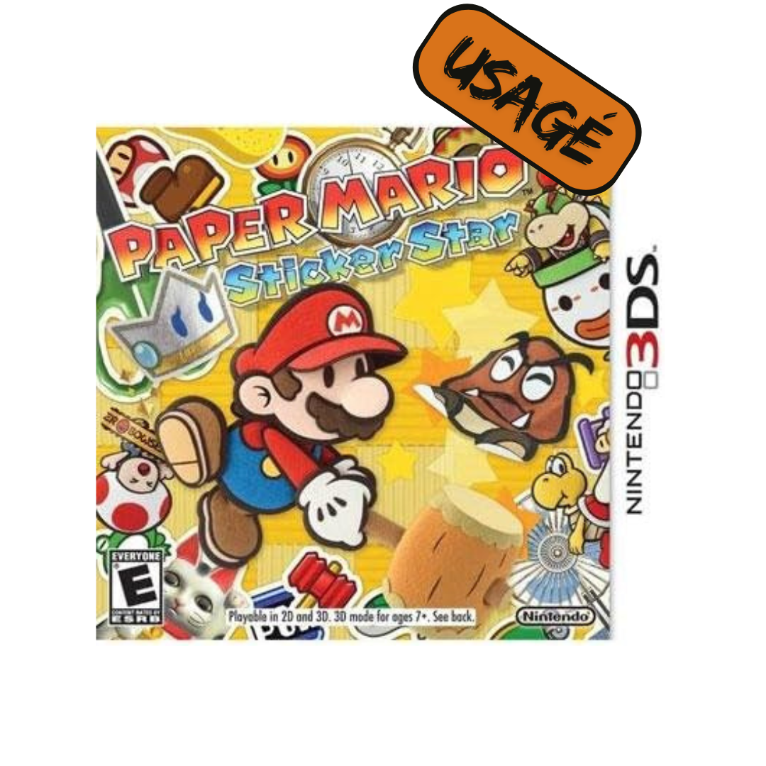 Nintendo 3DS | Paper Mario : Sticker Star - Usagé