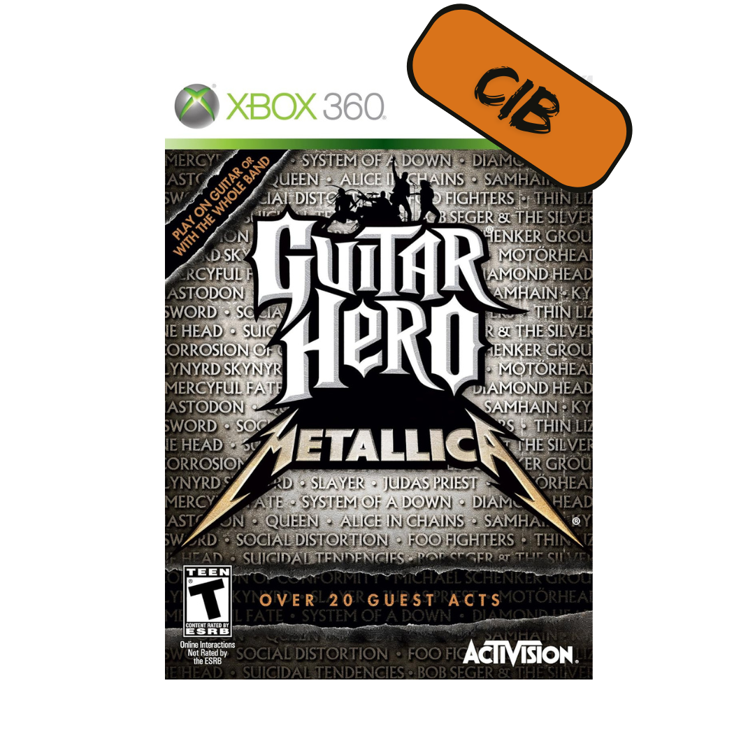 Xbox 360 | Guitare Hero Metallica - CIB