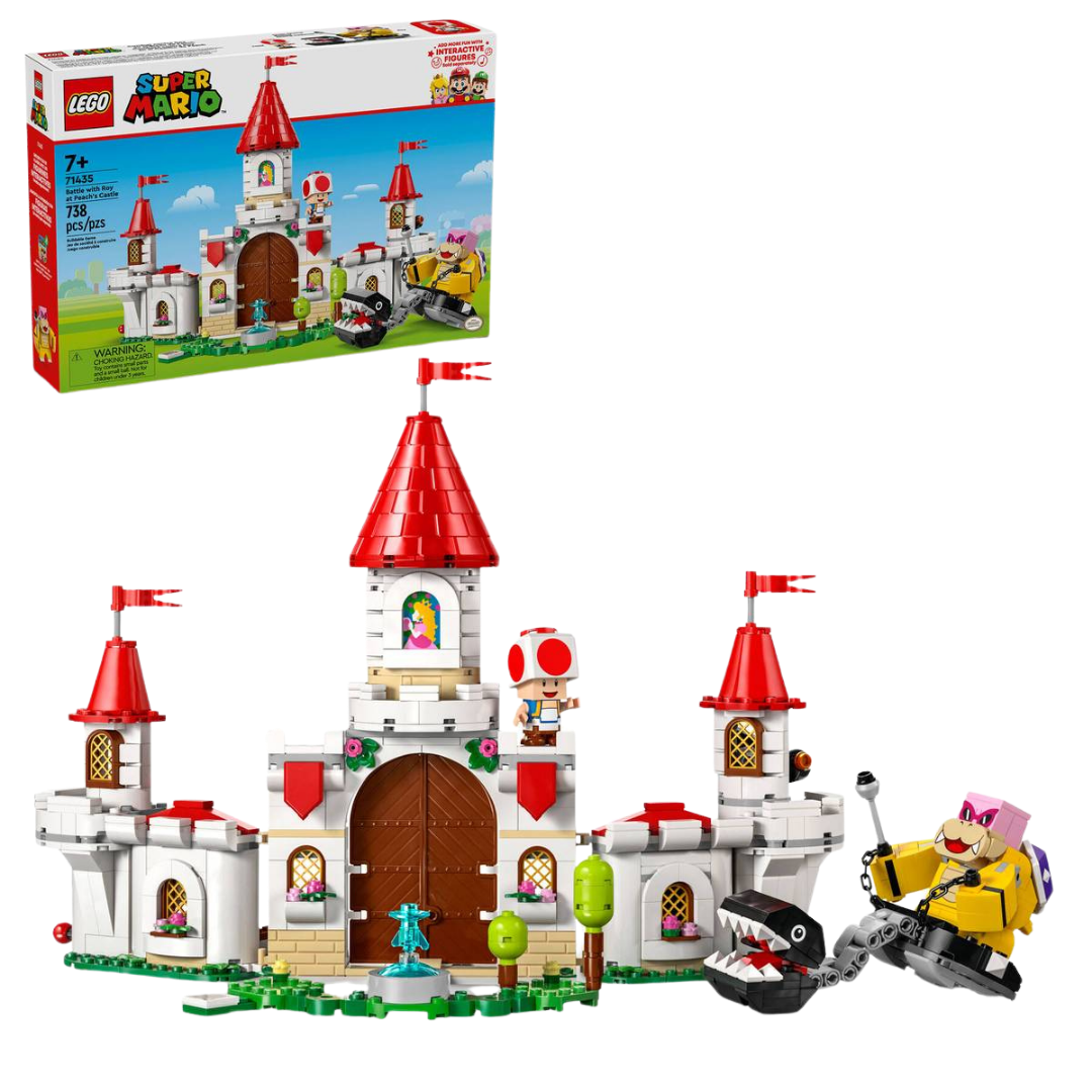 Lego | Super Mario Battle With Roy At Peach Castle - 71435