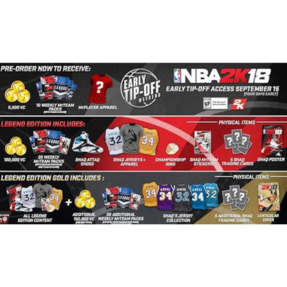 Nintendo Switch | NBA 2K18 [Legend Edition Gold]