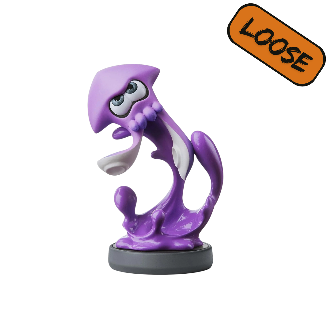 Amiibo | Inkling Squid - Neon Purple - Loose