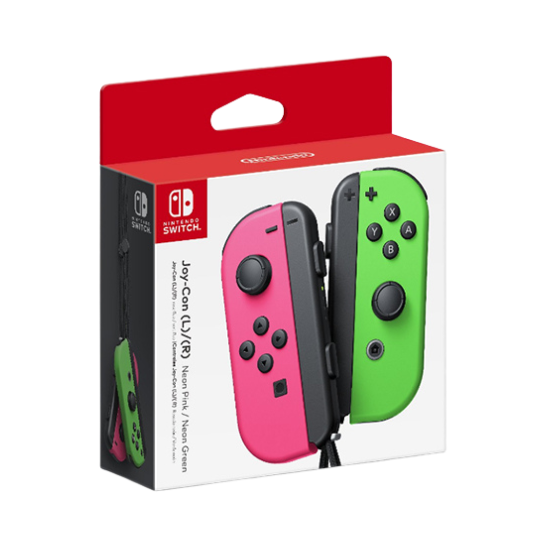 Nintendo Switch | Joy Con Neon Pink & Neon Green