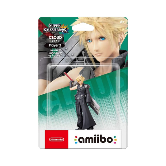 Amiibo | Cloud - Super Smash Bros - Player 2