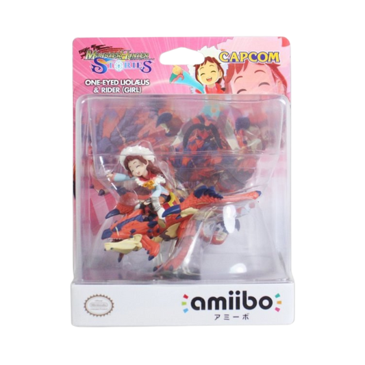 Amiibo | One-Eyed Liolaeus And Rider [Girl] - Monster Hunter Stories