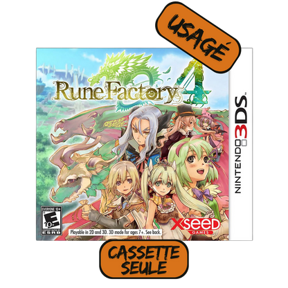 Nintendo 3DS | Rune Factory 4 (Loose)