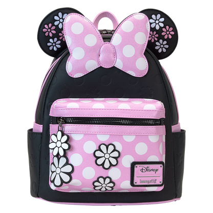 Loungefly | Sac à Dos - Minnie Mouse Floral Rock The Dots