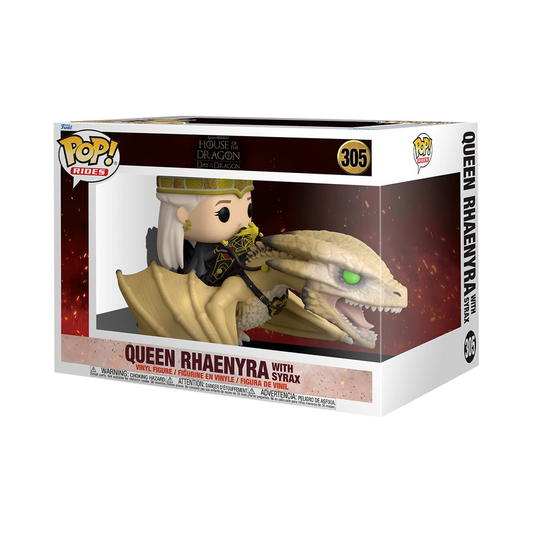 Funko Pop | Queen Rhaenyra avec Syrax #305 — Avec boîte