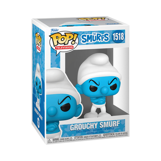 Funko Pop | Grouchy Smurf #1518 — Avec boîte