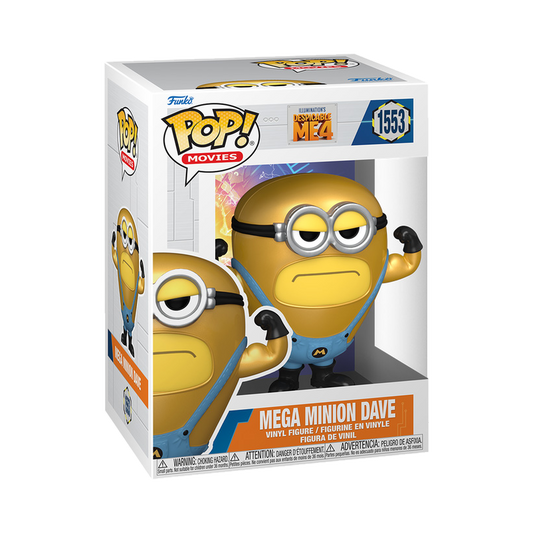 Funko Pop | Mega Minion Dave #1553 — Avec boîte