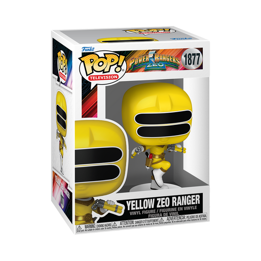Funko Pop | Yellow Zeo Ranger #1877 — avec boîte
