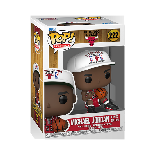 Funko Pop | Michael Jordan (3 Times in a Row) #222 — avec boîte