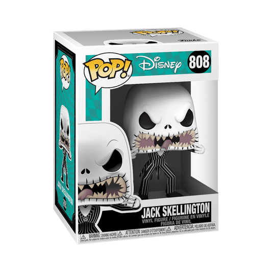 Funko Pop | Jack Skellington (Scary Face) #808 — avec boîte