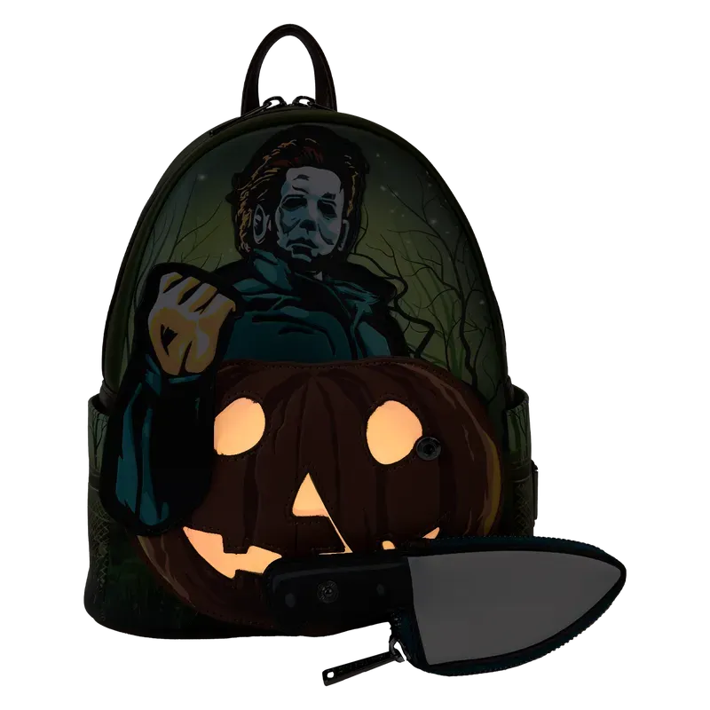 Loungefly | Sac à Dos - Michael Myers Knife & Pumpkin Glow