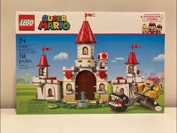Lego | Super Mario Battle With Roy At Peach Castle 71435