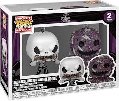 Funko Pop Keychain | Jack Skellington & Oogie Boogie
